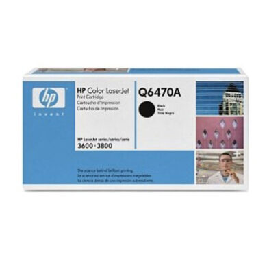 HP Q6470A (501A) - originální - Černá na 6000 stran  (011-01420)