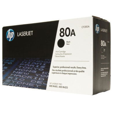 HP CF280A (80A) - originální - Černá na 2700 stran  (011-03630)