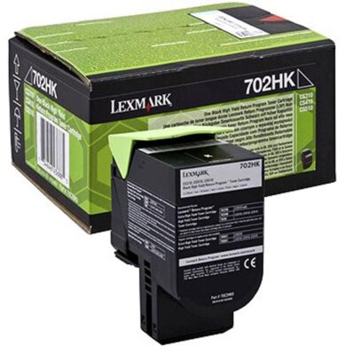 Lexmark 70C2HK0 (702HK) RETURN - originální - Černá velkoobjemová na 4000 stran  (011-04080)
