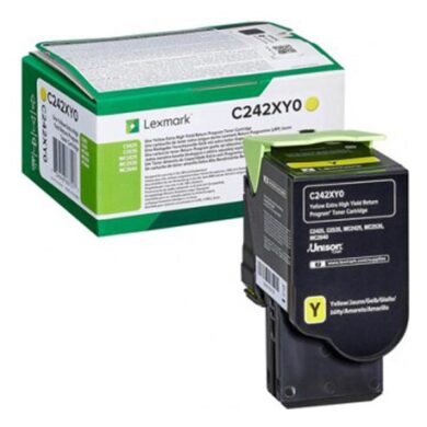 Lexmark C242XY0 YE toner 3k5 pro C2425/MC2640 yellow  (011-06913)