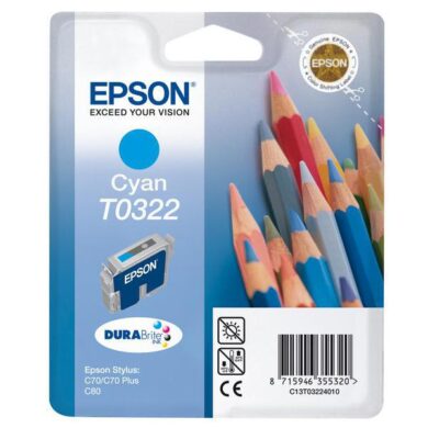 Epson T0322 Cyan ink.pro St.C70/C80  (031-01642)