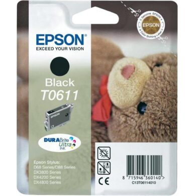 Epson T0611 Black pro Styl.D68/D88 8ml  (031-02730)