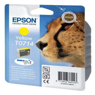 Epson T0714 YE pro styl.D78/DX4000 ink  (031-02913)
