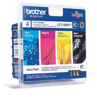 Brother LC1100HBCMY - originální - Černá + sada barev  (031-03285)