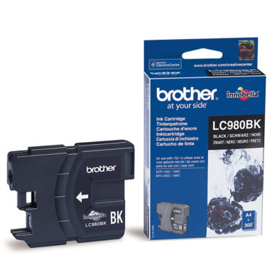 Brother LC980BK - originální - Černá na 300 stran  (031-03310)