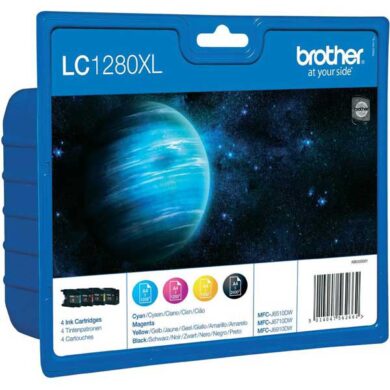 Brother LC1280XLBCMY - originální - Černá + sada barev  (031-04135)