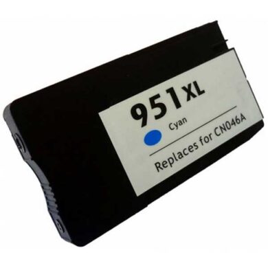 HP CN046A (951XL) - kompatibilní - Cyan velkoobjemová na 1500 stran  (031-04161)