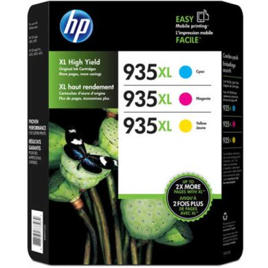 HP F6U78A (935XL) - originální - Sada barev (C-M-Y)  (031-04238)