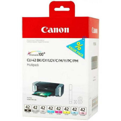 Canon CLI-42M8 - originální - Černá + sada barev  (031-04278)