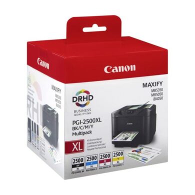 Canon PGI-2500XL C/M/Y/BK - originální - Černá + sada barev  (031-04314)