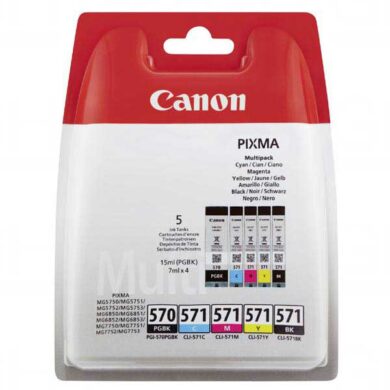 Canon PGI-570/CLI-571BCMY - originální - Černá + sada barev  (031-04345)