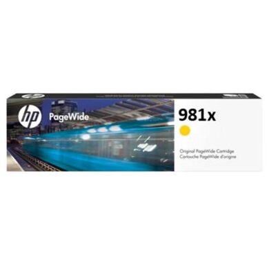 HP L0R11A YE (no.981X) pro MFP586 ink yellow  (031-04658)