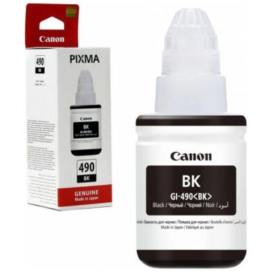 Canon GI-490BK lahvička 145ml pro G1400/G2400/G3400 PN0663C001 black  (031-04910)