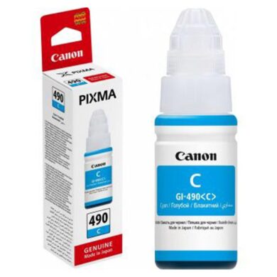 Canon GI-490C lahvička 70ml pro G1400/G2400/G3400 PN0664C001 cyan  (031-04911)