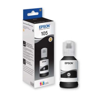 Epson T00Q1 BK (105) lahvička 140ml. pro EcoTank L7160/L7180 black /C13T00Q140/  (031-05050)