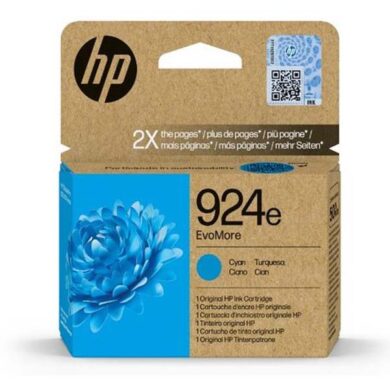 HP 4K0U7NE CY (924e) inkoust na 800 stran pro 8122e/8132e cyan  (031-05086)