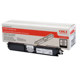 OKI 44250724 (toner-K-HC-C110/130/MC160) - originální - Černá HC na 2500 stran