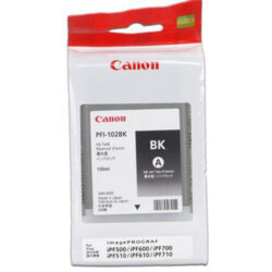 Canon PFI-102Bk - originální - Černá