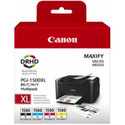 Canon PGI-1500XL C/M/Y/BK - originální - Černá + sada barev