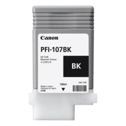 Canon PFI-107Bk - originální - Černá